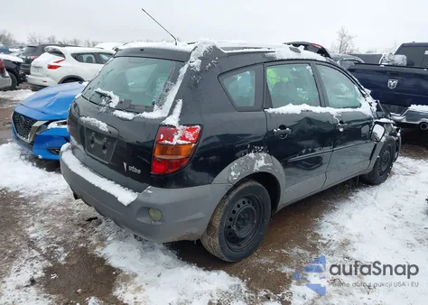 2003 Pontiac Vibe из США, поврежденный, VIN 5Y2SL62883Z459332